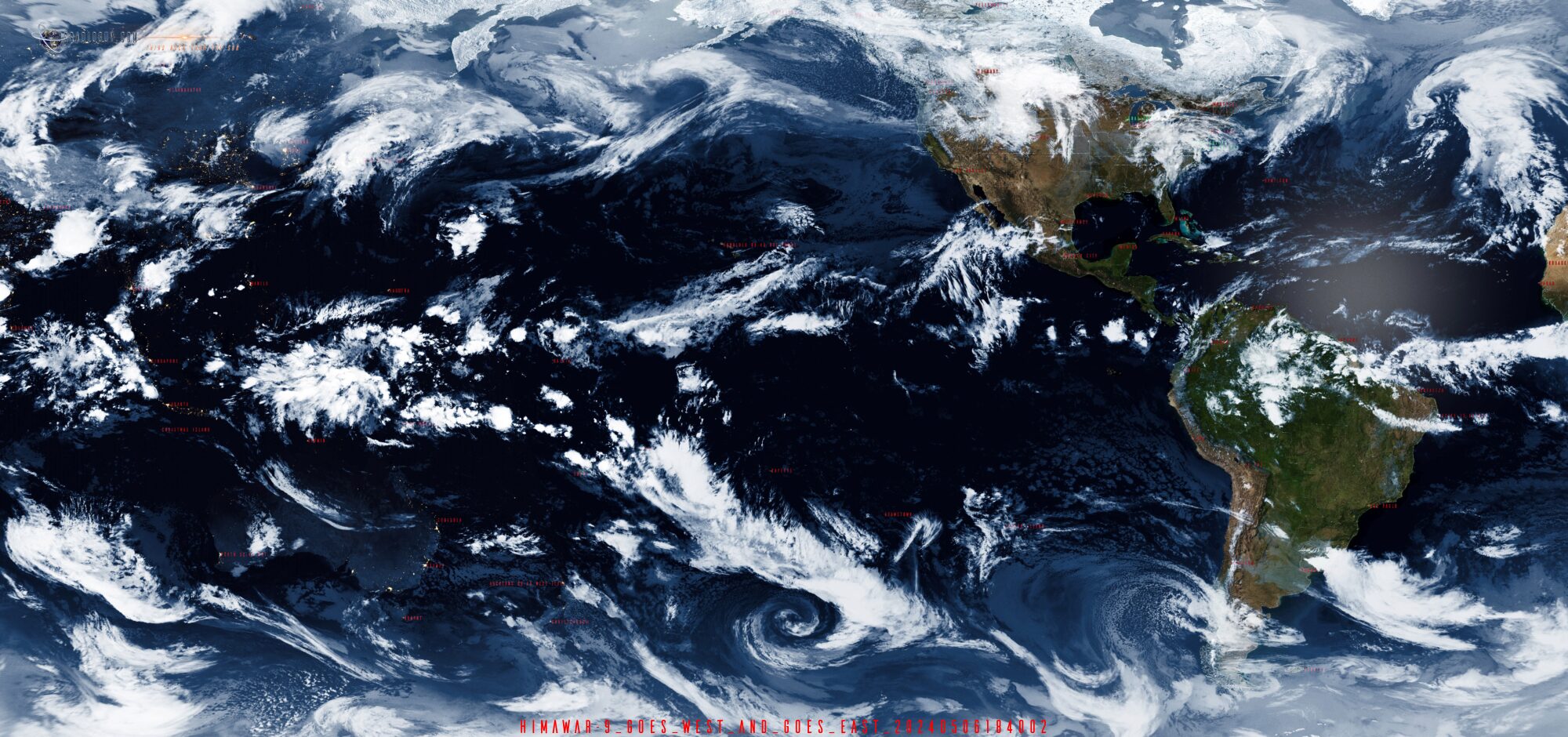 Himawari 9, GOES West and GOES East